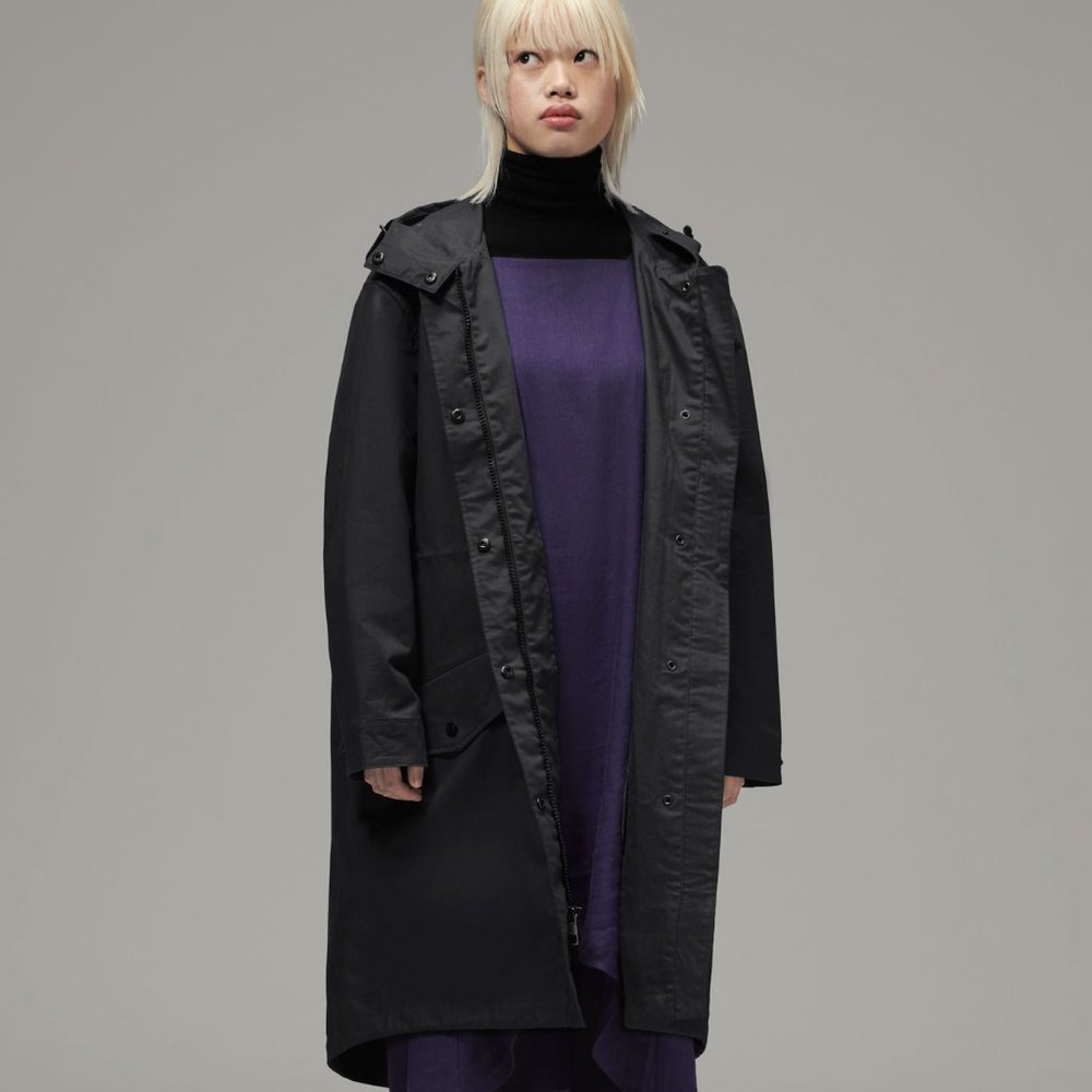 Ladies' Oversized Parka Black (LFJ-018)